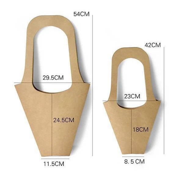 Kraft Buket Taşıma Çantası 10’lu Paket