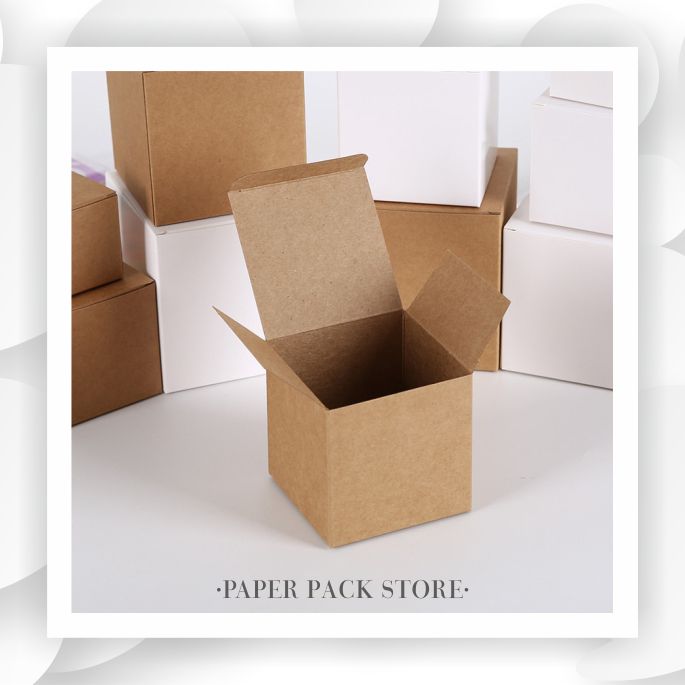 Mum ve Hediye Kutusu Kraft 25’lik Paket