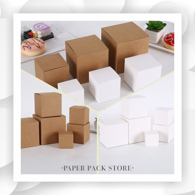 Mum ve Hediye Kutusu Kraft 25’lik Paket