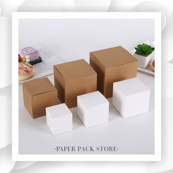 Mum ve Hediye Kutusu Kraft 25’lik Paket