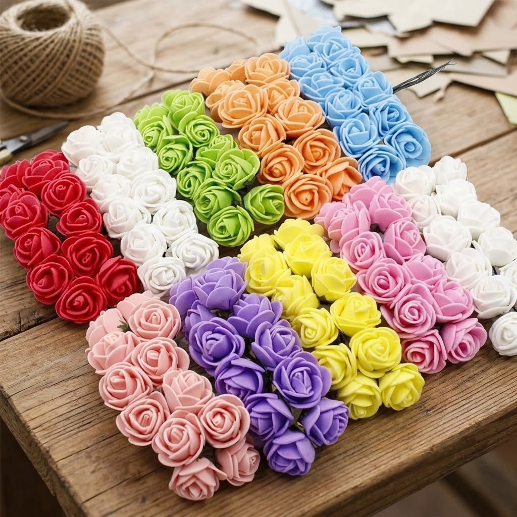 Lateks eva Gül 2X2 Cm 144’lü Paket 