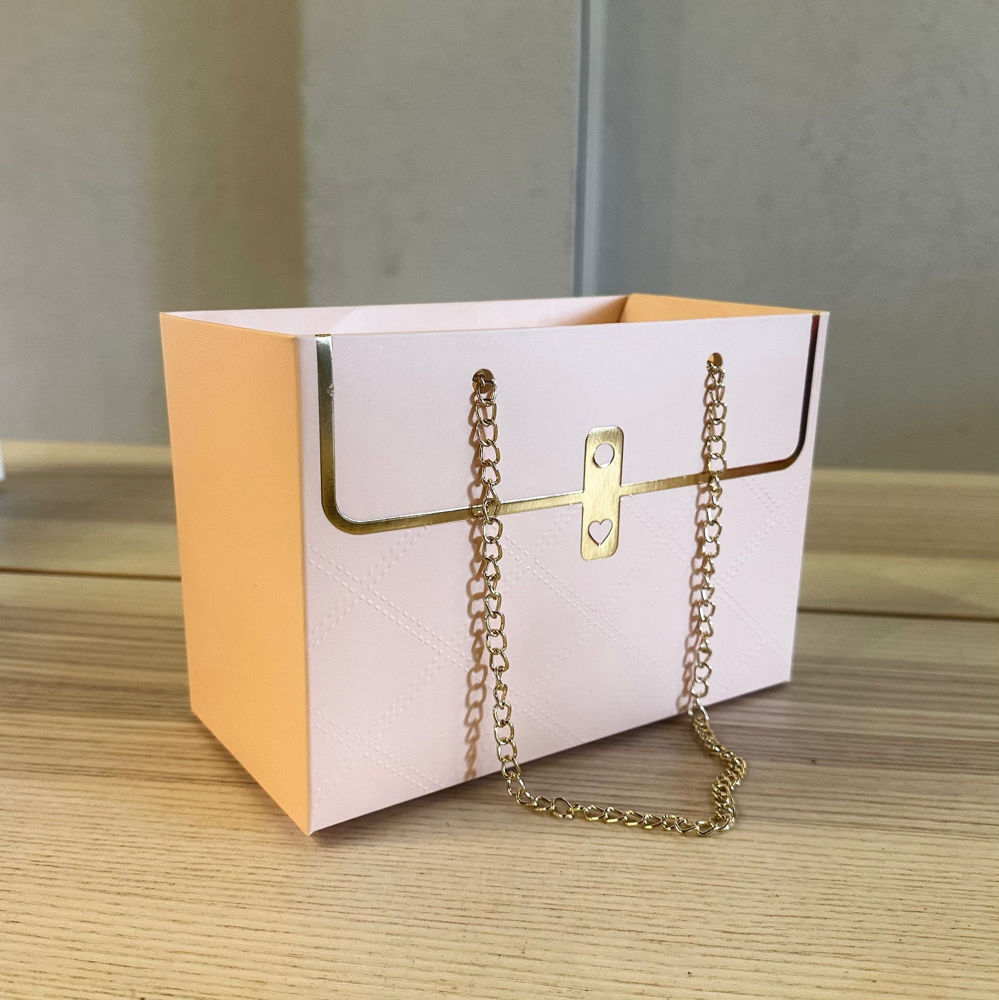 Zincir Saplı Çiçek Çantası 10’lu Paket