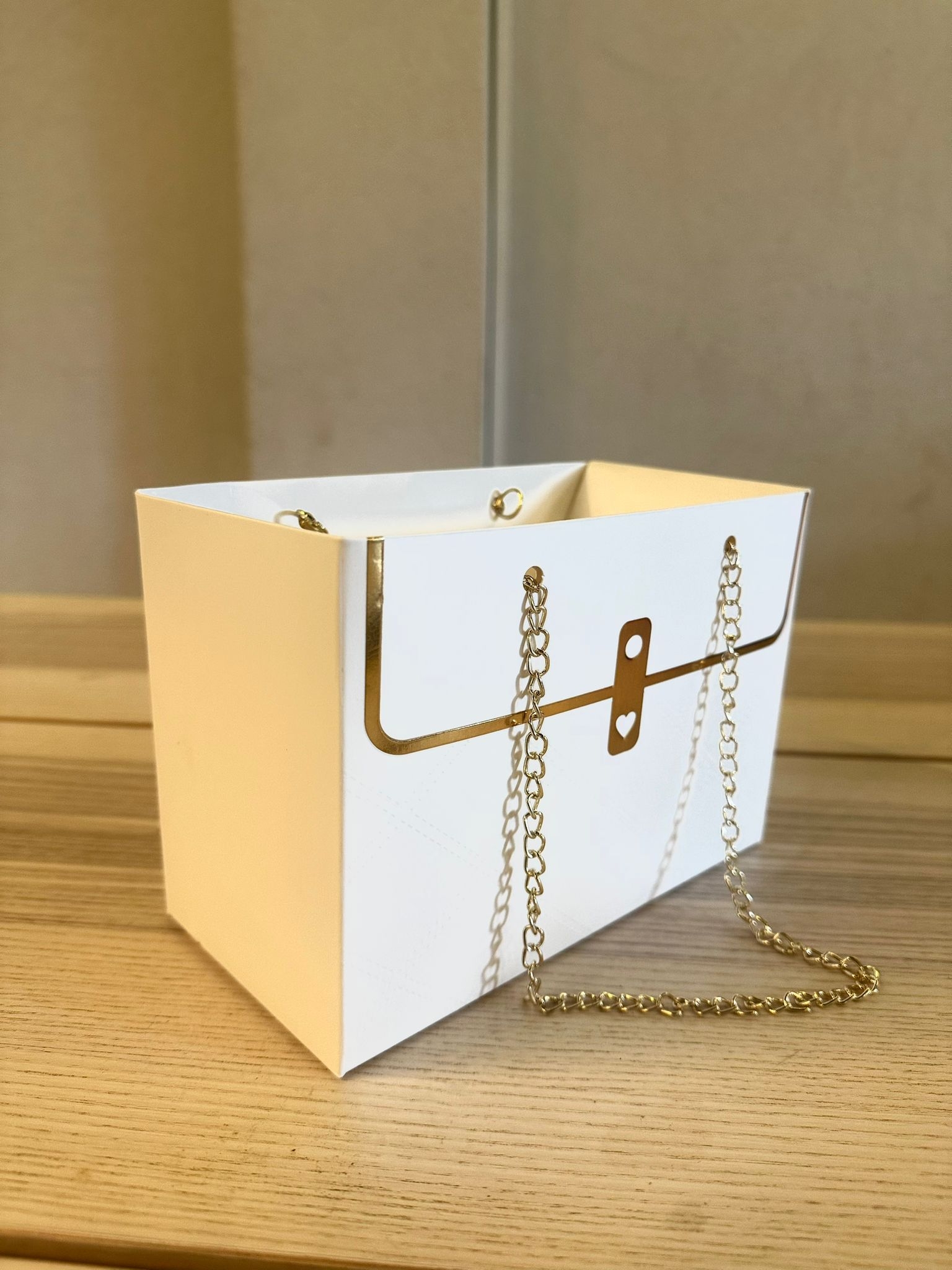 Zincir Saplı Çiçek Çantası 10’lu Paket