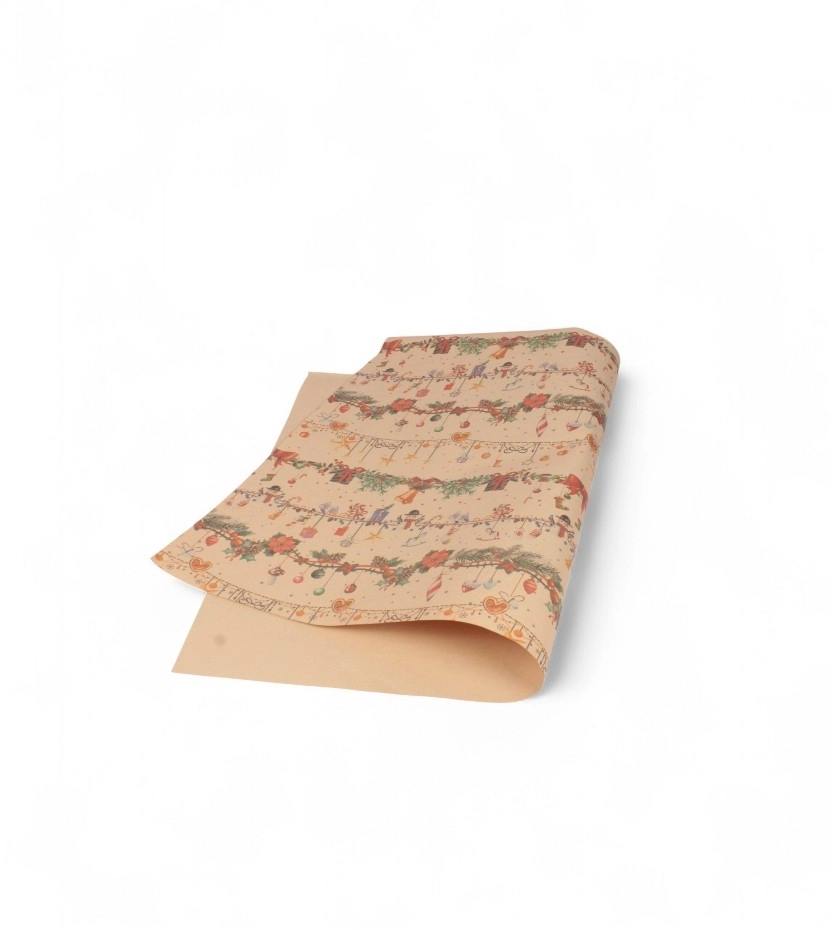 YENİ YIL KONSEPT PAKETLEME KAĞIDI 50X70 10’LU PAKET