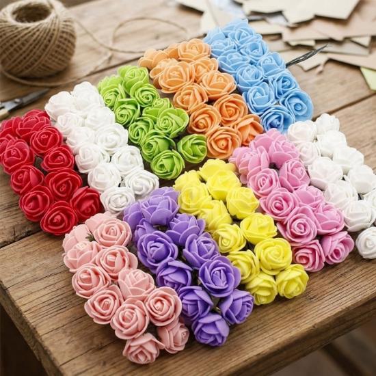 Lateks eva Gül 2X2 Cm 144’lü Paket 