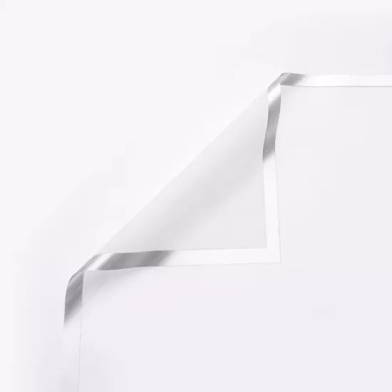 Gümüş Kenarlı Buket Selefonu 20’li Paket