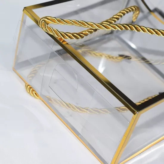 40 micron Yaldız Kenarlı Koruyuculu Şeffaf Çanta 10’lu Paket