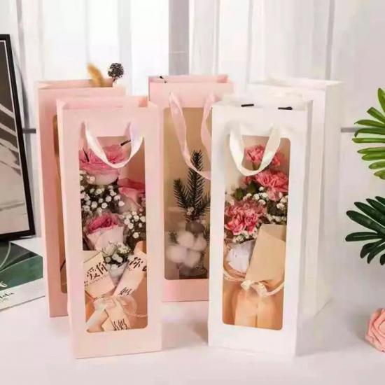 PENCERELİ ÇİÇEK ÇANTASI 10’LUK PAKET