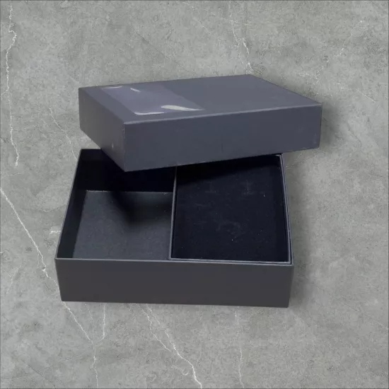 Mukavva Asetat Pencereli  hediye kutusu 5’li Paket