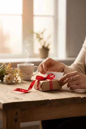 Seni Seviyorum Varak Yaldız Baskılı Kurdele 10 mt 