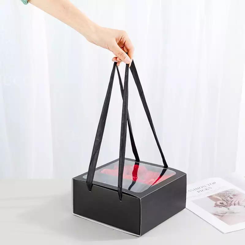 ASETAT PENCERELİ BÖLMELİ HEDİYE KUTUSU 10’LUK PAKET