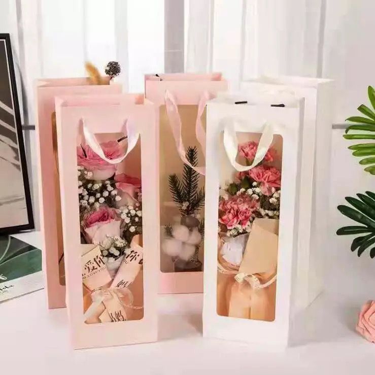 PENCERELİ ÇİÇEK ÇANTASI 10’LUK PAKET