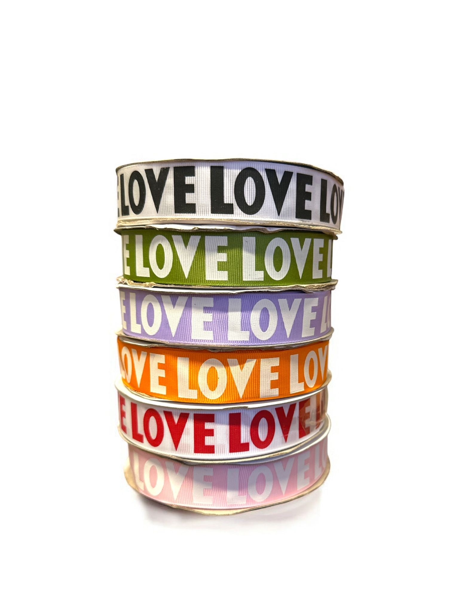 LOVE Baskılı Grogren Kurdele 50 Mt. 